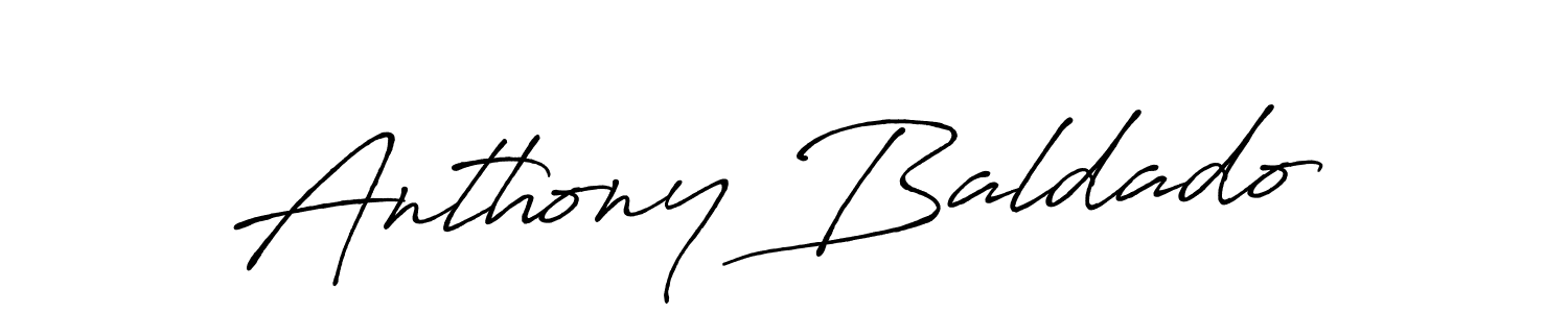 Anthony Baldado stylish signature style. Best Handwritten Sign (Antro_Vectra_Bolder) for my name. Handwritten Signature Collection Ideas for my name Anthony Baldado. Anthony Baldado signature style 7 images and pictures png