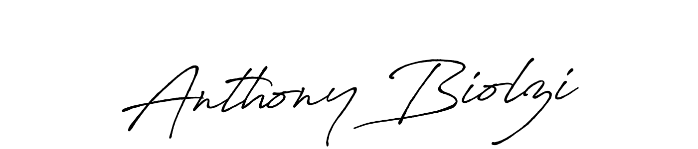 Make a beautiful signature design for name Anthony Biolzi. Use this online signature maker to create a handwritten signature for free. Anthony Biolzi signature style 7 images and pictures png