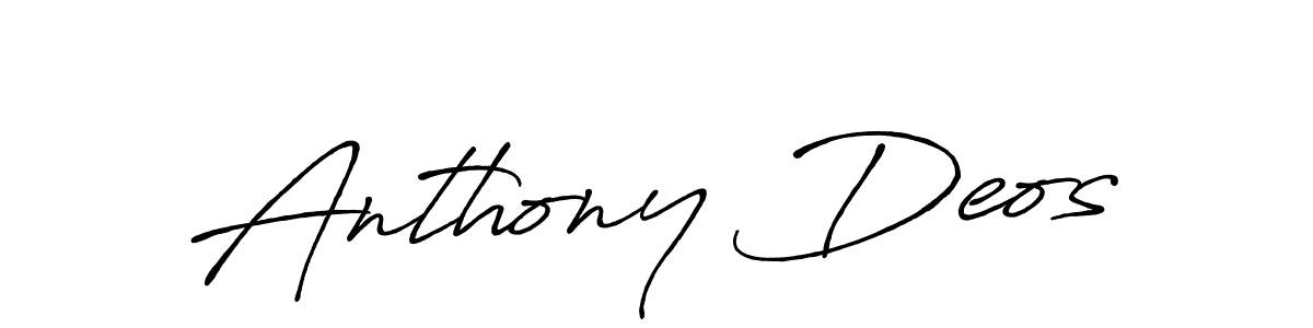 Also we have Anthony Deos name is the best signature style. Create professional handwritten signature collection using Antro_Vectra_Bolder autograph style. Anthony Deos signature style 7 images and pictures png