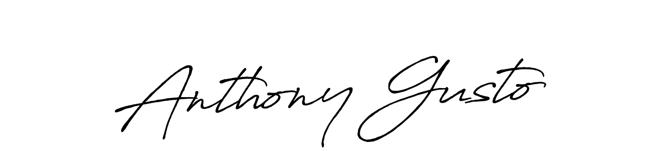 How to make Anthony Gusto signature? Antro_Vectra_Bolder is a professional autograph style. Create handwritten signature for Anthony Gusto name. Anthony Gusto signature style 7 images and pictures png