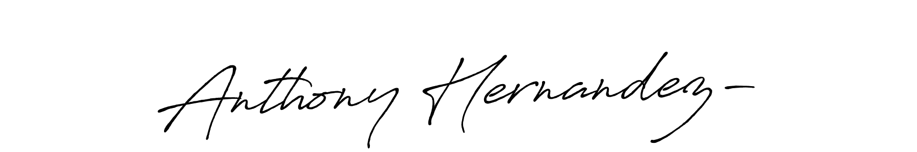 Use a signature maker to create a handwritten signature online. With this signature software, you can design (Antro_Vectra_Bolder) your own signature for name Anthony Hernandez-. Anthony Hernandez- signature style 7 images and pictures png