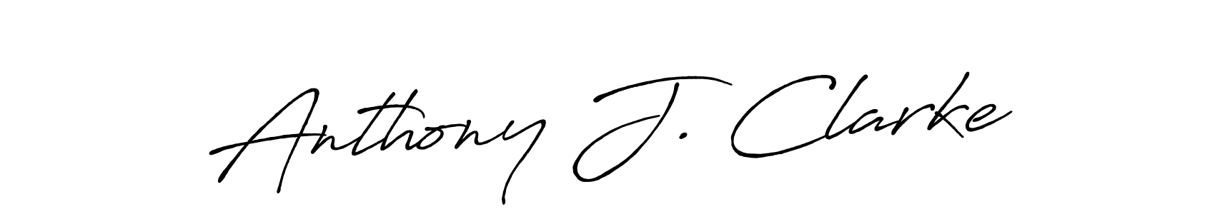 Design your own signature with our free online signature maker. With this signature software, you can create a handwritten (Antro_Vectra_Bolder) signature for name Anthony J. Clarke. Anthony J. Clarke signature style 7 images and pictures png