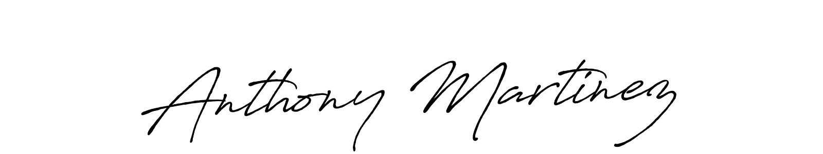 Create a beautiful signature design for name Anthony Martinez. With this signature (Antro_Vectra_Bolder) fonts, you can make a handwritten signature for free. Anthony Martinez signature style 7 images and pictures png