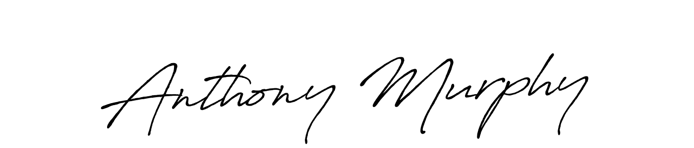 Anthony Murphy stylish signature style. Best Handwritten Sign (Antro_Vectra_Bolder) for my name. Handwritten Signature Collection Ideas for my name Anthony Murphy. Anthony Murphy signature style 7 images and pictures png