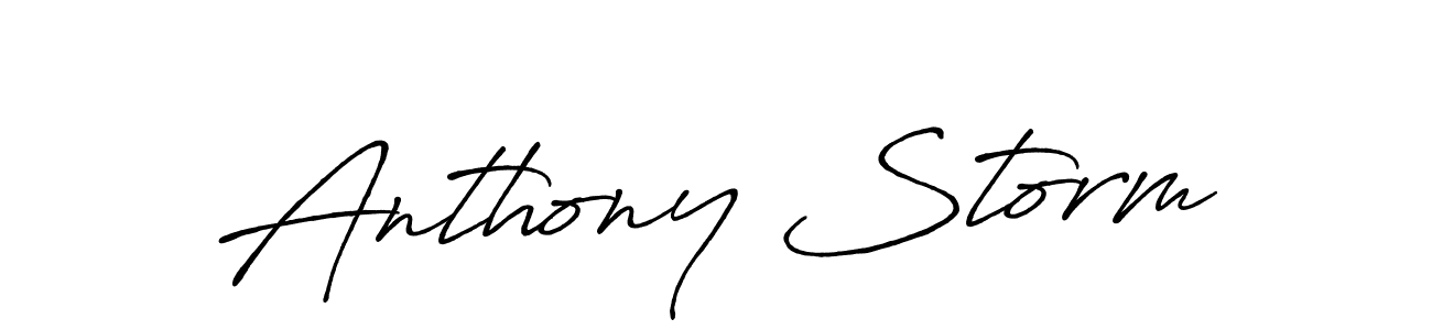Create a beautiful signature design for name Anthony Storm. With this signature (Antro_Vectra_Bolder) fonts, you can make a handwritten signature for free. Anthony Storm signature style 7 images and pictures png