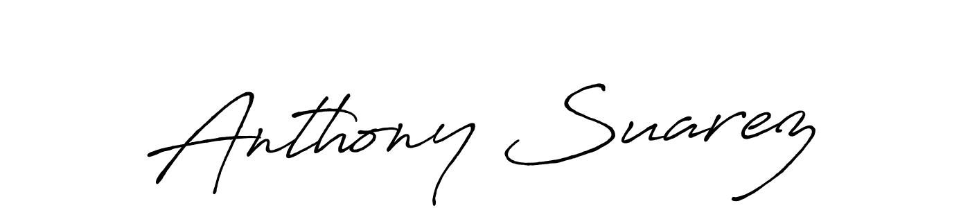 You can use this online signature creator to create a handwritten signature for the name Anthony Suarez. This is the best online autograph maker. Anthony Suarez signature style 7 images and pictures png