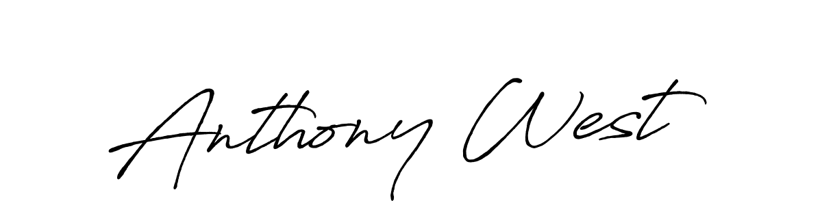 How to make Anthony West signature? Antro_Vectra_Bolder is a professional autograph style. Create handwritten signature for Anthony West name. Anthony West signature style 7 images and pictures png