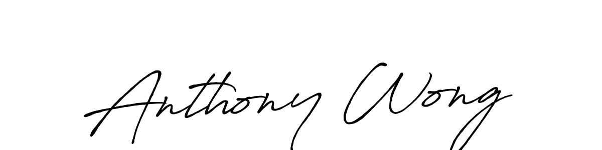 How to make Anthony Wong name signature. Use Antro_Vectra_Bolder style for creating short signs online. This is the latest handwritten sign. Anthony Wong signature style 7 images and pictures png