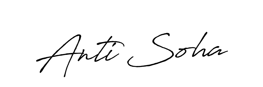 How to make Anti Soha name signature. Use Antro_Vectra_Bolder style for creating short signs online. This is the latest handwritten sign. Anti Soha signature style 7 images and pictures png