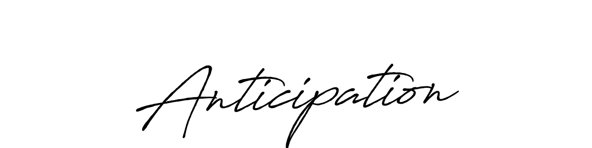 The best way (Antro_Vectra_Bolder) to make a short signature is to pick only two or three words in your name. The name Anticipation include a total of six letters. For converting this name. Anticipation signature style 7 images and pictures png