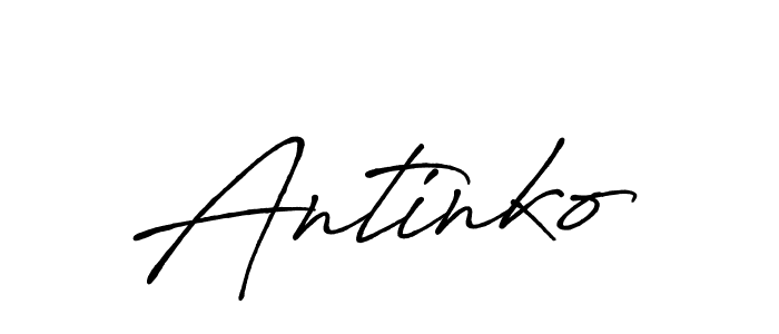 Also we have Antinko name is the best signature style. Create professional handwritten signature collection using Antro_Vectra_Bolder autograph style. Antinko signature style 7 images and pictures png