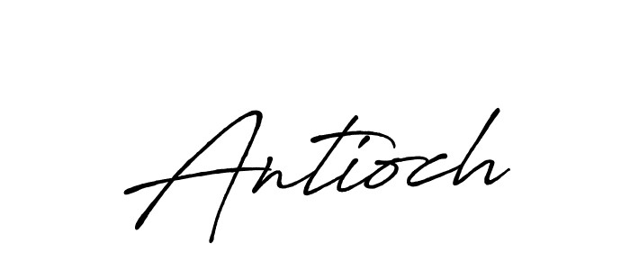 Use a signature maker to create a handwritten signature online. With this signature software, you can design (Antro_Vectra_Bolder) your own signature for name Antioch. Antioch signature style 7 images and pictures png