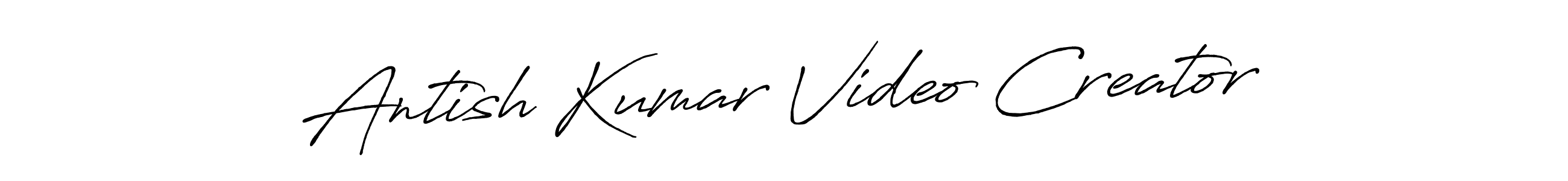 Antro_Vectra_Bolder is a professional signature style that is perfect for those who want to add a touch of class to their signature. It is also a great choice for those who want to make their signature more unique. Get Antish Kumar Video Creator name to fancy signature for free. Antish Kumar Video Creator signature style 7 images and pictures png