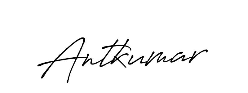 Use a signature maker to create a handwritten signature online. With this signature software, you can design (Antro_Vectra_Bolder) your own signature for name Antkumar. Antkumar signature style 7 images and pictures png