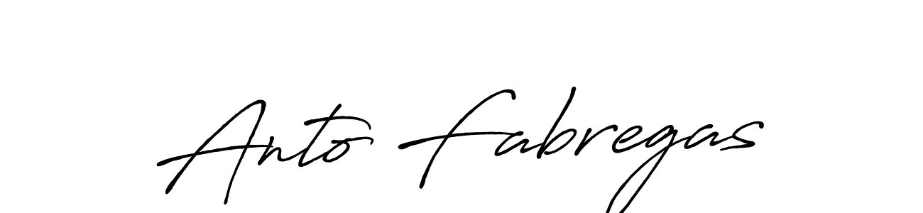 Use a signature maker to create a handwritten signature online. With this signature software, you can design (Antro_Vectra_Bolder) your own signature for name Anto Fabregas. Anto Fabregas signature style 7 images and pictures png