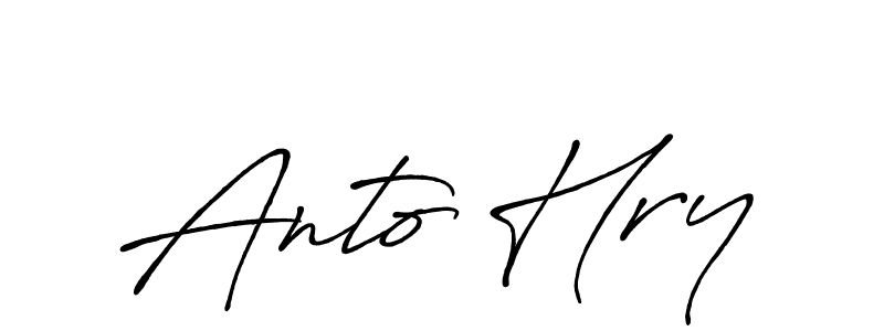 Also we have Anto Hry name is the best signature style. Create professional handwritten signature collection using Antro_Vectra_Bolder autograph style. Anto Hry signature style 7 images and pictures png