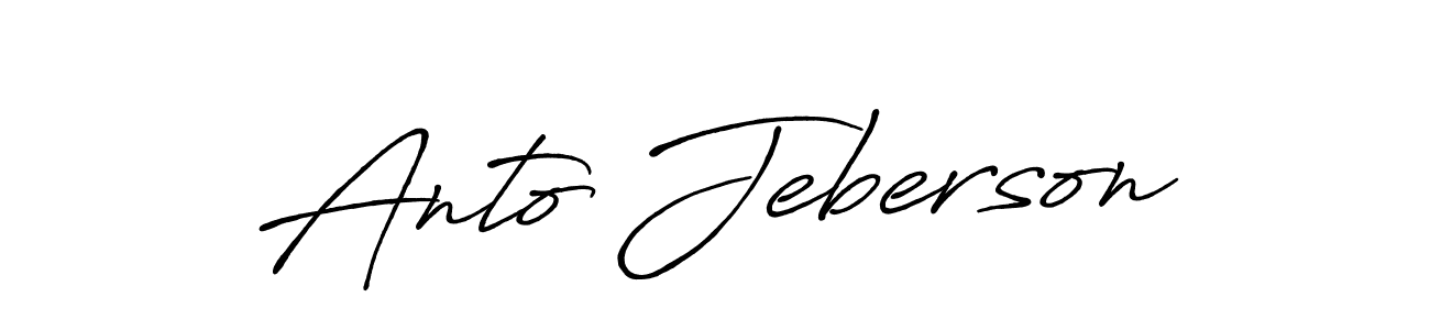 Similarly Antro_Vectra_Bolder is the best handwritten signature design. Signature creator online .You can use it as an online autograph creator for name Anto Jeberson. Anto Jeberson signature style 7 images and pictures png