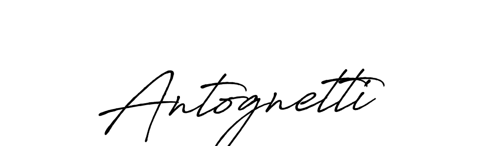 Use a signature maker to create a handwritten signature online. With this signature software, you can design (Antro_Vectra_Bolder) your own signature for name Antognetti. Antognetti signature style 7 images and pictures png