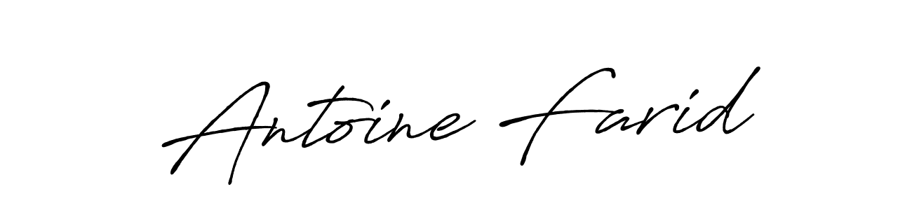 The best way (Antro_Vectra_Bolder) to make a short signature is to pick only two or three words in your name. The name Antoine Farid include a total of six letters. For converting this name. Antoine Farid signature style 7 images and pictures png