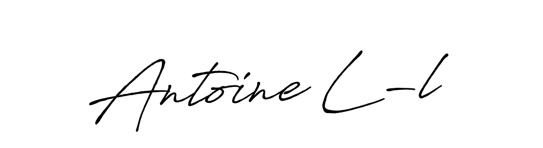 The best way (Antro_Vectra_Bolder) to make a short signature is to pick only two or three words in your name. The name Antoine L-l include a total of six letters. For converting this name. Antoine L-l signature style 7 images and pictures png