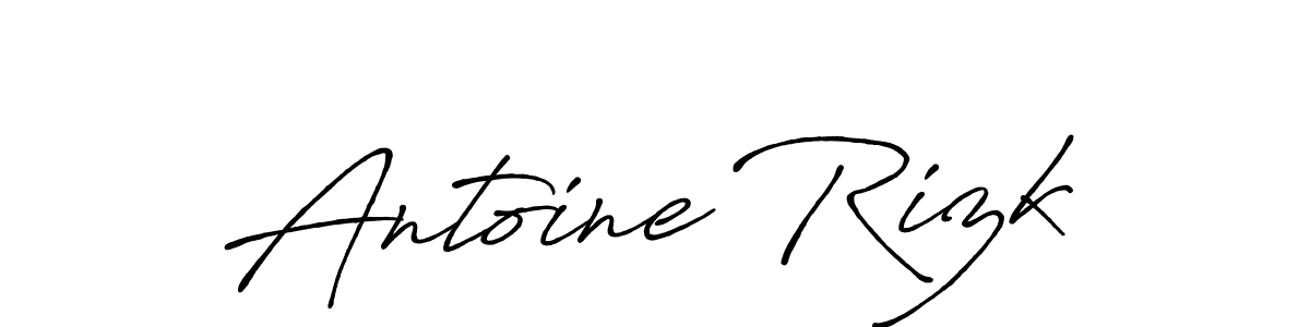 How to make Antoine Rizk signature? Antro_Vectra_Bolder is a professional autograph style. Create handwritten signature for Antoine Rizk name. Antoine Rizk signature style 7 images and pictures png