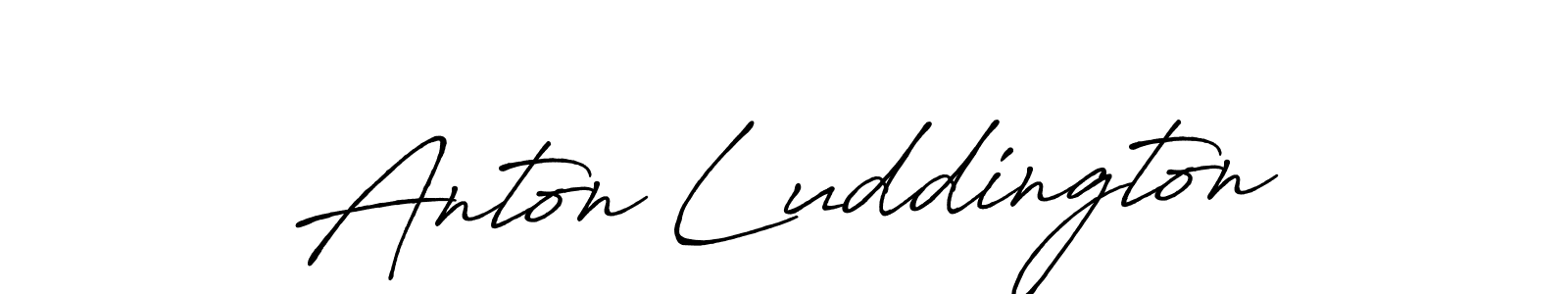 Use a signature maker to create a handwritten signature online. With this signature software, you can design (Antro_Vectra_Bolder) your own signature for name Anton Luddington. Anton Luddington signature style 7 images and pictures png