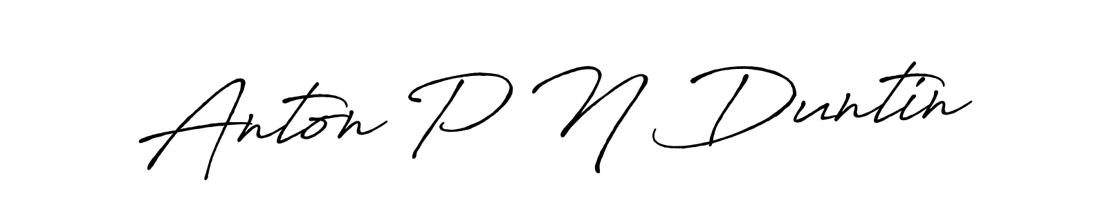 Also You can easily find your signature by using the search form. We will create Anton P N Duntin name handwritten signature images for you free of cost using Antro_Vectra_Bolder sign style. Anton P N Duntin signature style 7 images and pictures png