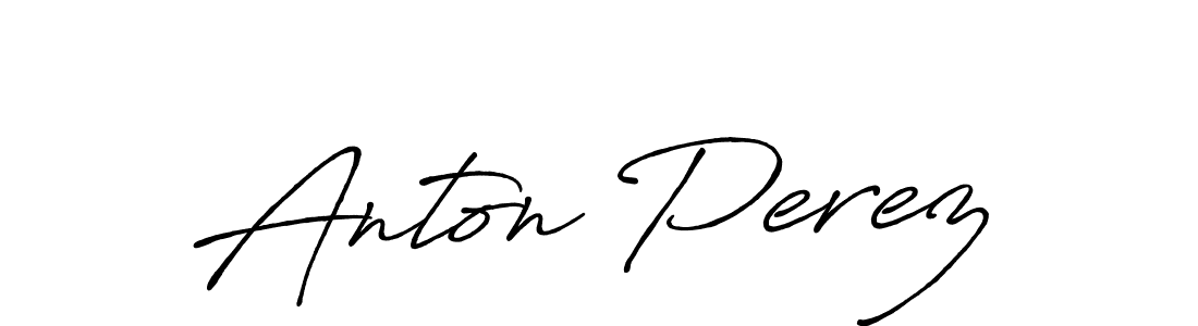 Also we have Anton Perez name is the best signature style. Create professional handwritten signature collection using Antro_Vectra_Bolder autograph style. Anton Perez signature style 7 images and pictures png