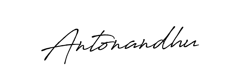 Make a beautiful signature design for name Antonandhu. With this signature (Antro_Vectra_Bolder) style, you can create a handwritten signature for free. Antonandhu signature style 7 images and pictures png