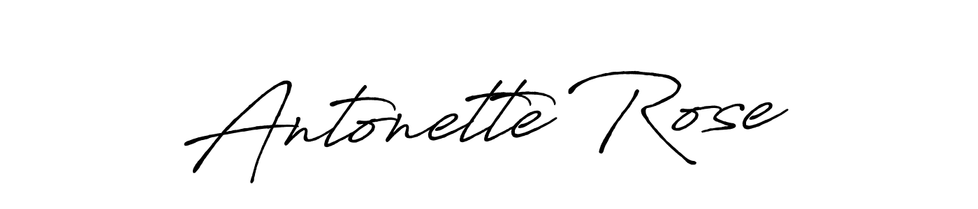 Also we have Antonette Rose name is the best signature style. Create professional handwritten signature collection using Antro_Vectra_Bolder autograph style. Antonette Rose signature style 7 images and pictures png