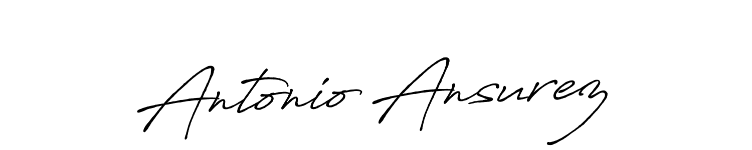 Use a signature maker to create a handwritten signature online. With this signature software, you can design (Antro_Vectra_Bolder) your own signature for name Antonio Ansurez. Antonio Ansurez signature style 7 images and pictures png
