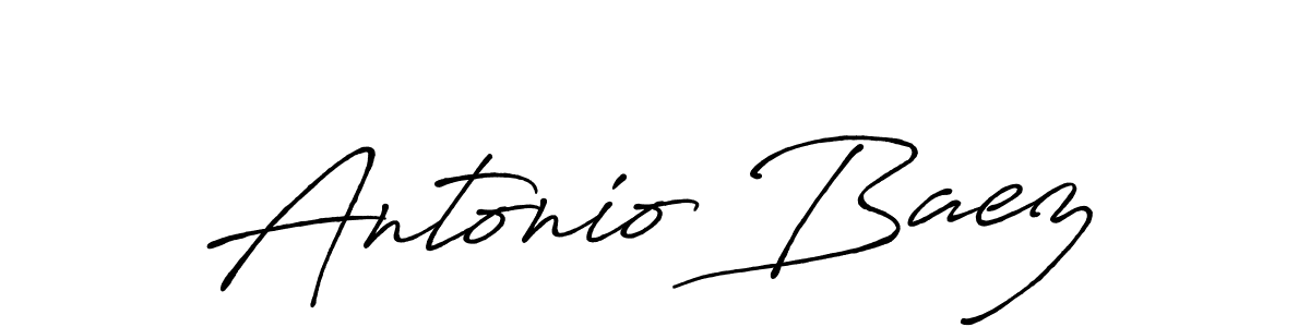 How to make Antonio Baez name signature. Use Antro_Vectra_Bolder style for creating short signs online. This is the latest handwritten sign. Antonio Baez signature style 7 images and pictures png