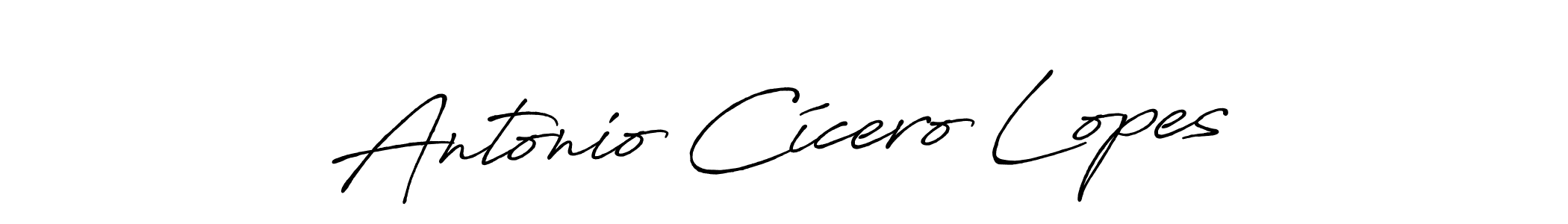 Antonio Cícero Lopes stylish signature style. Best Handwritten Sign (Antro_Vectra_Bolder) for my name. Handwritten Signature Collection Ideas for my name Antonio Cícero Lopes. Antonio Cícero Lopes signature style 7 images and pictures png