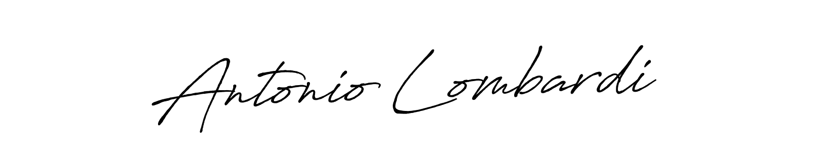 You can use this online signature creator to create a handwritten signature for the name Antonio Lombardi. This is the best online autograph maker. Antonio Lombardi signature style 7 images and pictures png