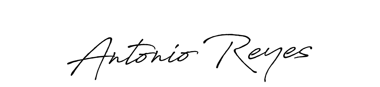 Design your own signature with our free online signature maker. With this signature software, you can create a handwritten (Antro_Vectra_Bolder) signature for name Antonio Reyes. Antonio Reyes signature style 7 images and pictures png