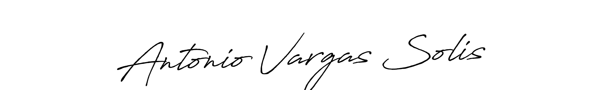 Similarly Antro_Vectra_Bolder is the best handwritten signature design. Signature creator online .You can use it as an online autograph creator for name Antonio Vargas Solis. Antonio Vargas Solis signature style 7 images and pictures png