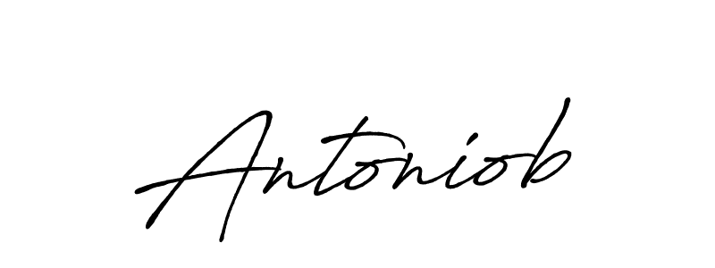 Design your own signature with our free online signature maker. With this signature software, you can create a handwritten (Antro_Vectra_Bolder) signature for name Antoniob. Antoniob signature style 7 images and pictures png