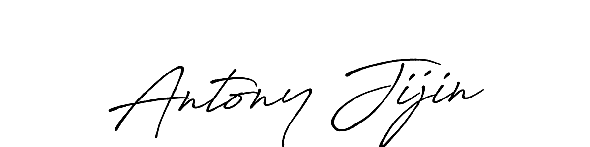 You should practise on your own different ways (Antro_Vectra_Bolder) to write your name (Antony Jijin) in signature. don't let someone else do it for you. Antony Jijin signature style 7 images and pictures png
