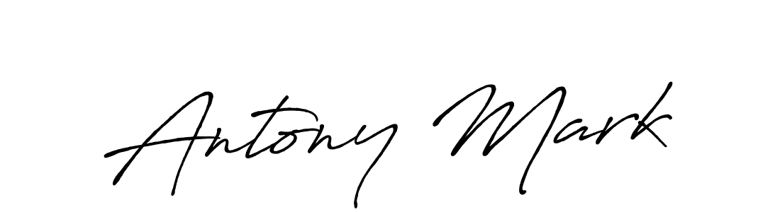 Make a beautiful signature design for name Antony Mark. With this signature (Antro_Vectra_Bolder) style, you can create a handwritten signature for free. Antony Mark signature style 7 images and pictures png