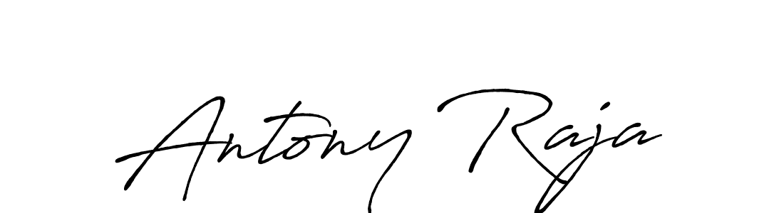 Use a signature maker to create a handwritten signature online. With this signature software, you can design (Antro_Vectra_Bolder) your own signature for name Antony Raja. Antony Raja signature style 7 images and pictures png