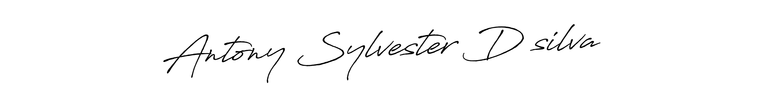 The best way (Antro_Vectra_Bolder) to make a short signature is to pick only two or three words in your name. The name Antony Sylvester D’silva include a total of six letters. For converting this name. Antony Sylvester D’silva signature style 7 images and pictures png