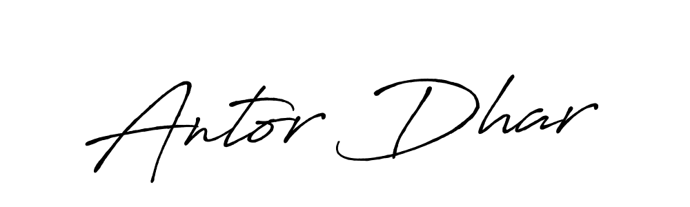 Use a signature maker to create a handwritten signature online. With this signature software, you can design (Antro_Vectra_Bolder) your own signature for name Antor Dhar. Antor Dhar signature style 7 images and pictures png