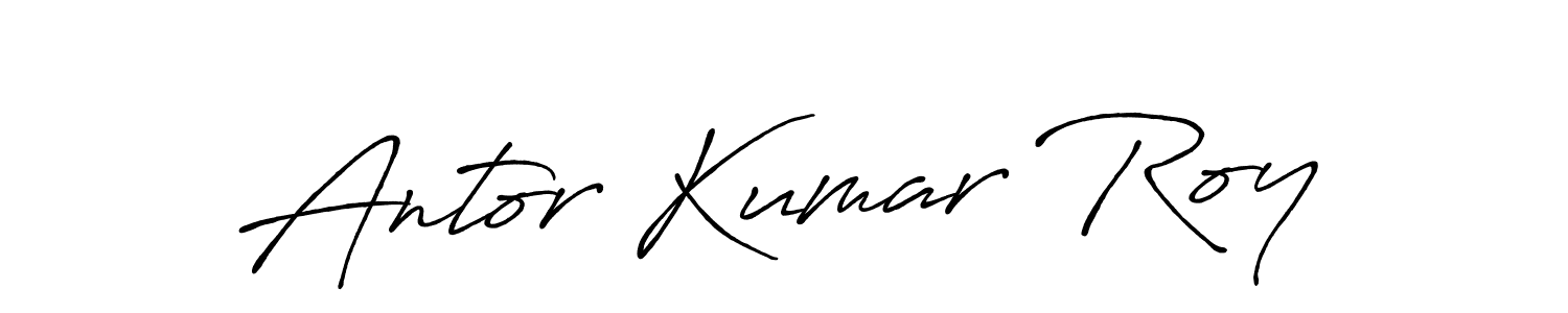 Use a signature maker to create a handwritten signature online. With this signature software, you can design (Antro_Vectra_Bolder) your own signature for name Antor Kumar Roy. Antor Kumar Roy signature style 7 images and pictures png