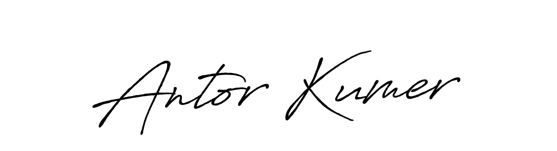 Also we have Antor Kumer name is the best signature style. Create professional handwritten signature collection using Antro_Vectra_Bolder autograph style. Antor Kumer signature style 7 images and pictures png