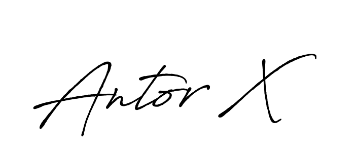 Design your own signature with our free online signature maker. With this signature software, you can create a handwritten (Antro_Vectra_Bolder) signature for name Antor X. Antor X signature style 7 images and pictures png