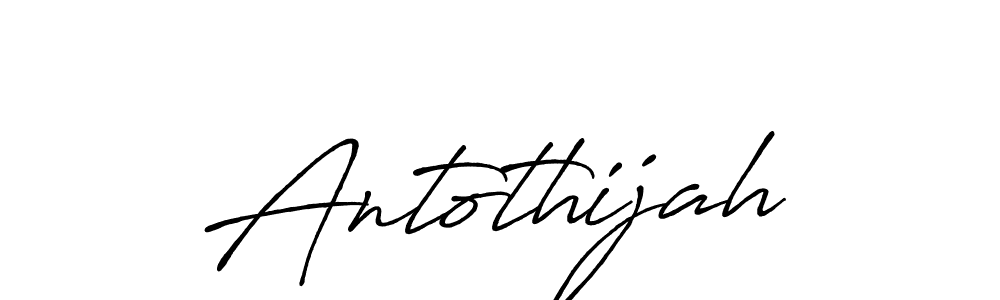 Antothijah stylish signature style. Best Handwritten Sign (Antro_Vectra_Bolder) for my name. Handwritten Signature Collection Ideas for my name Antothijah. Antothijah signature style 7 images and pictures png