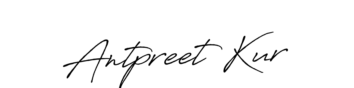 Make a beautiful signature design for name Antpreet Kur. Use this online signature maker to create a handwritten signature for free. Antpreet Kur signature style 7 images and pictures png