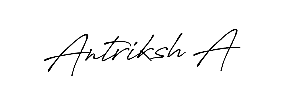It looks lik you need a new signature style for name Antriksh A. Design unique handwritten (Antro_Vectra_Bolder) signature with our free signature maker in just a few clicks. Antriksh A signature style 7 images and pictures png