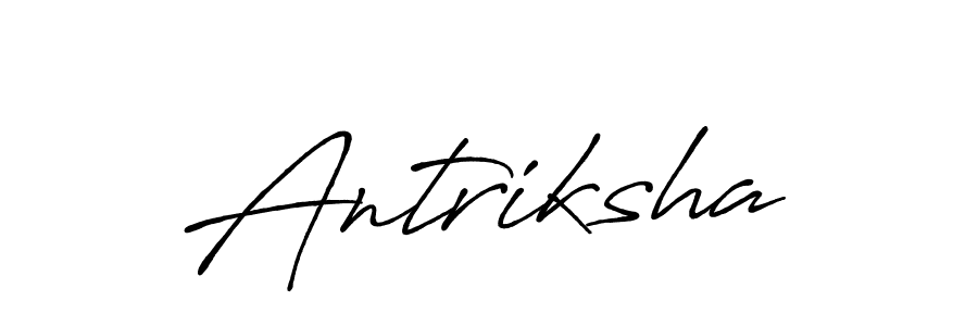 Make a beautiful signature design for name Antriksha. Use this online signature maker to create a handwritten signature for free. Antriksha signature style 7 images and pictures png