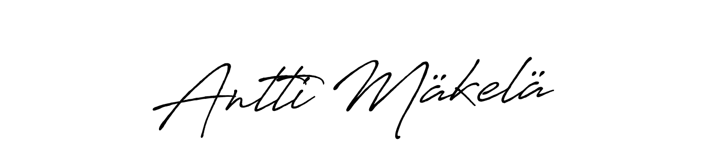 Antti Mäkelä stylish signature style. Best Handwritten Sign (Antro_Vectra_Bolder) for my name. Handwritten Signature Collection Ideas for my name Antti Mäkelä. Antti Mäkelä signature style 7 images and pictures png